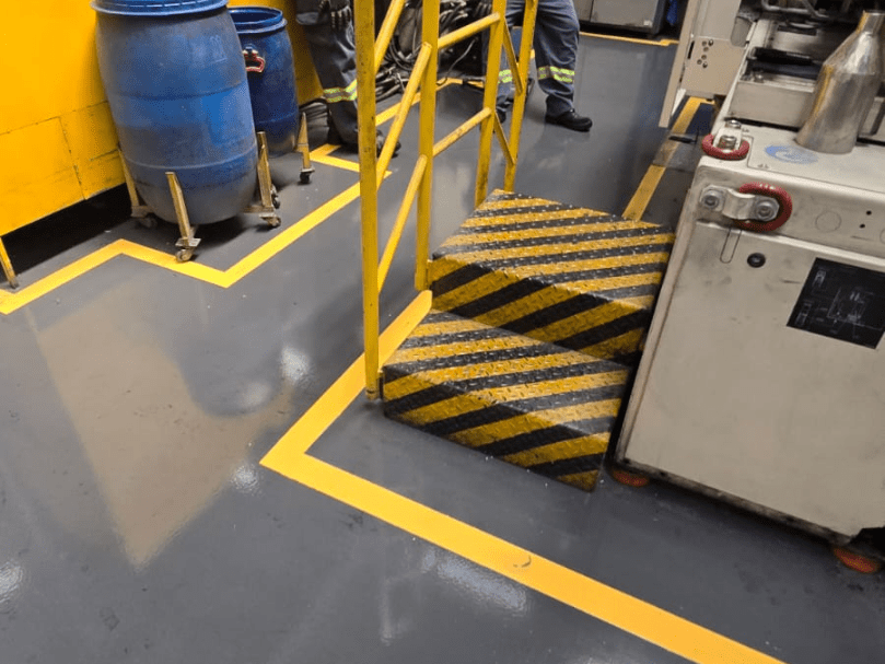 Demarcação de Piso Industrial