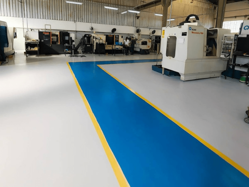 Piso Epoxi industrial 2