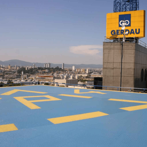 piso epóxi em aeroporto