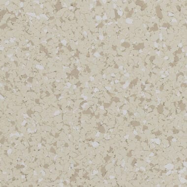 Revestimento epóxi flocado bege para piso industrial